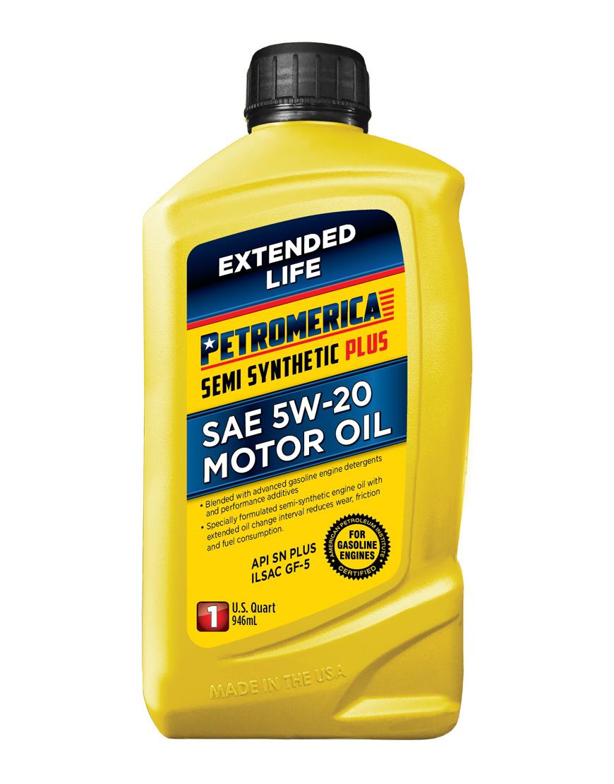 Petromerica 5W-20 Semi Synthetic PLUS Motor Oil