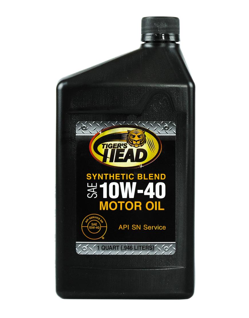 Tiger's Head 10W-40 Synthetic Blend Motor Oil