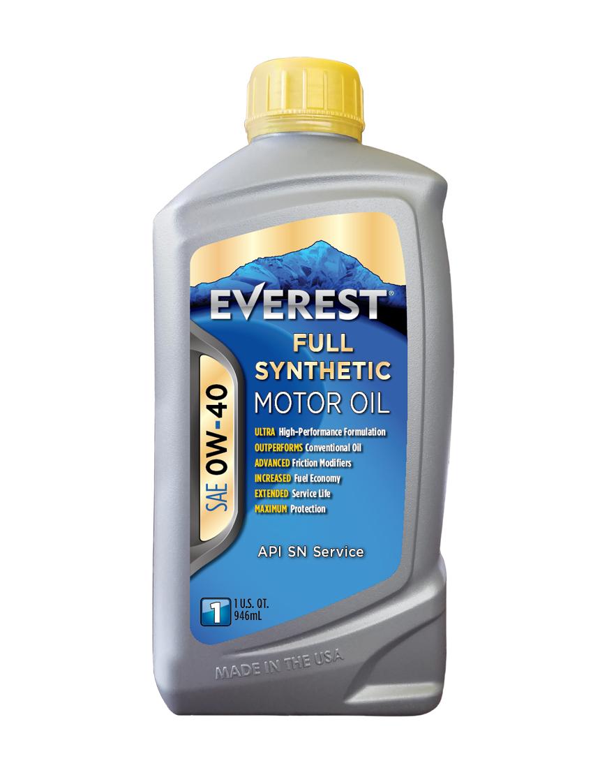 Everest 0W-40 Full Synthetic Motor Oil